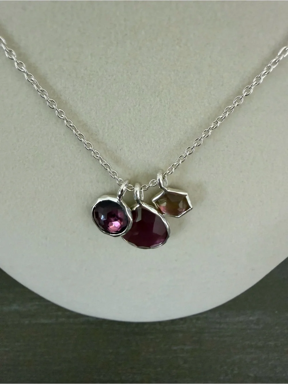 IPPOLITA Sterling Silver Wonderland 3-Stone Charm Necklace NWT Authentic
